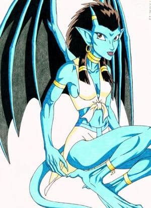 Ägyptisches Gargoyl-Mädl