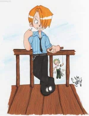 Zoro-nette in Farbe und bunt