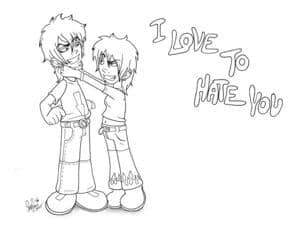 Choking you gently XDD