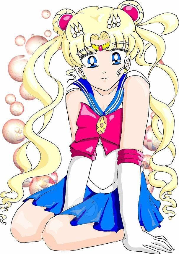 Sailor Moon looks in your eyes