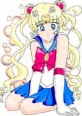 Sailor Moon looks in your eyes