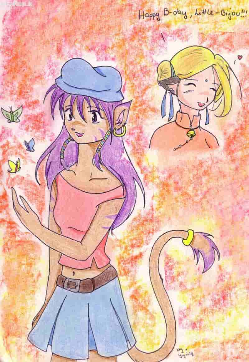 Happy Birthday, Kittyfreundin^^ (an meine little-bijou nachträglich zum purzelday^^)