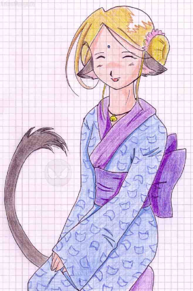 Nagu im Kimono - oder - ES SCHNEIIIIIITTTT!!!!!!!