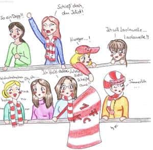 Meine Klasse und das Fußballspiel...