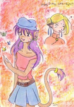 Happy Birthday, Kittyfreundin^^ (an meine little-bijou nachträglich zum purzelday^^)
