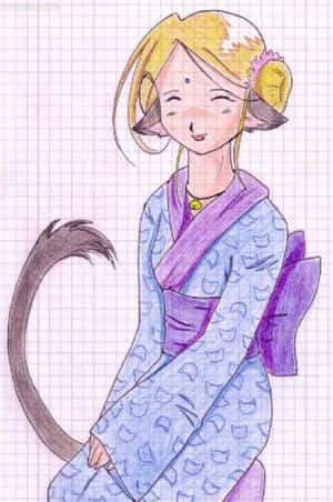 Nagu im Kimono - oder - ES SCHNEIIIIIITTTT!!!!!!!