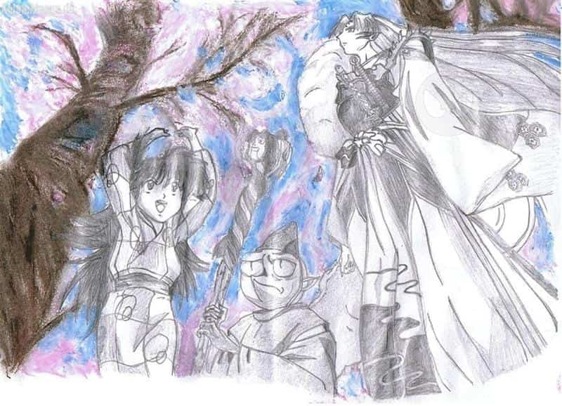 Sesshoumaru-Rin-Jaken