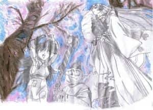 Sesshoumaru-Rin-Jaken