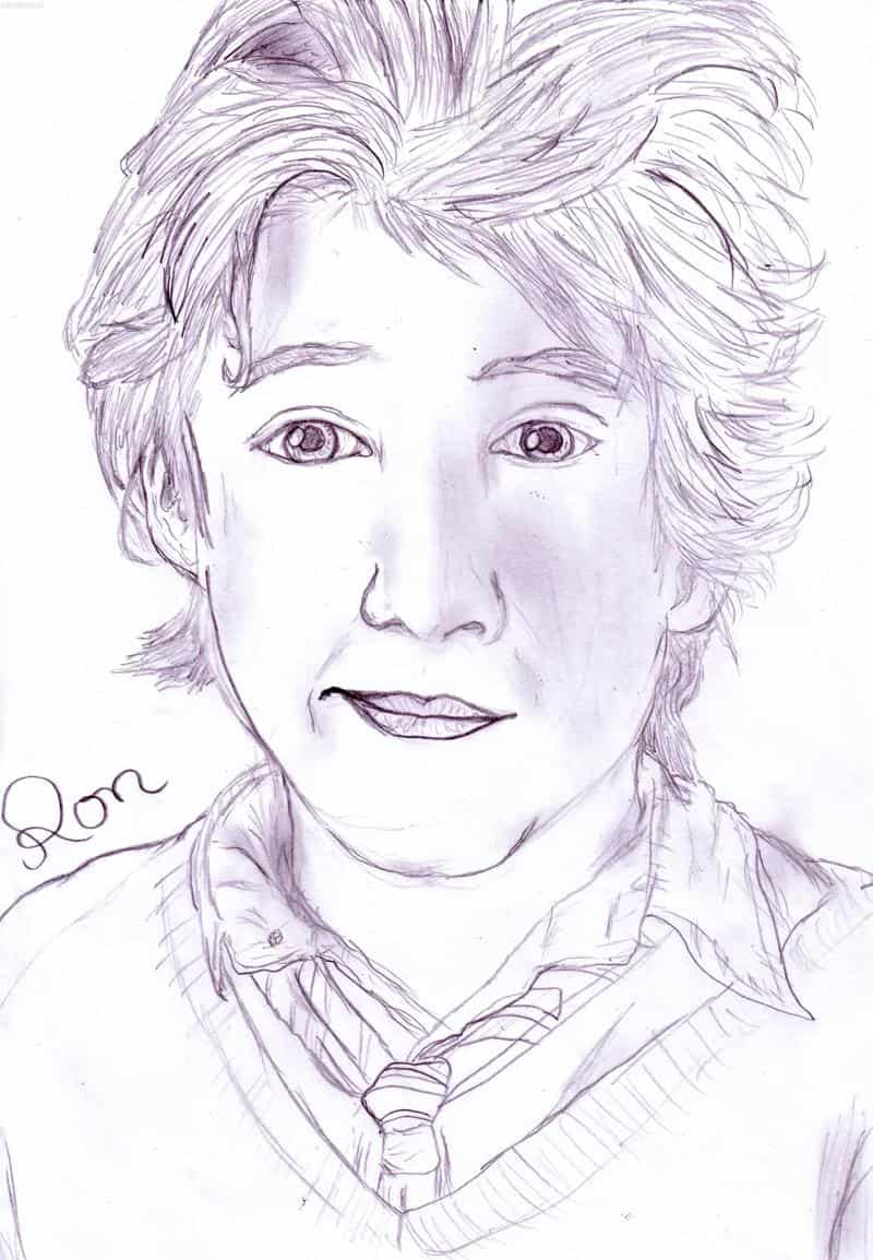 n versuch Ron(rupert XDDD) zu zeichnen