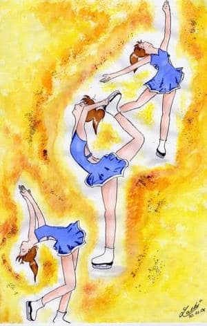 Ice is dancing on fire