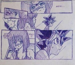 yu-gi-oh manga ausschnitt