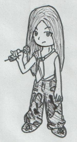 Avril als Chibi