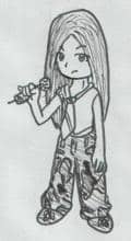 Avril als Chibi