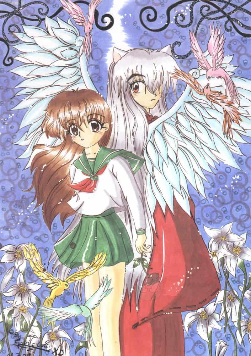 5 Vögel und das inu mit dem Kago(-.-)'