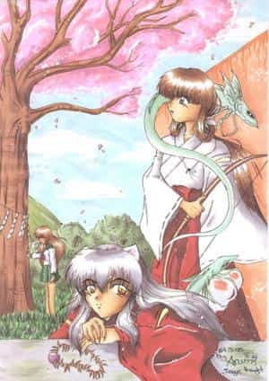 Kikyo und Kagome((lost in thought))