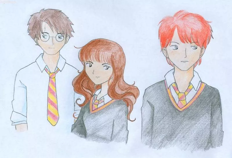 Harry, Hermine & Ron
