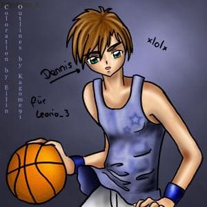 Dennis- der einsame Basketballspieler in der Nacht (XD) - Outlines by Kagome91