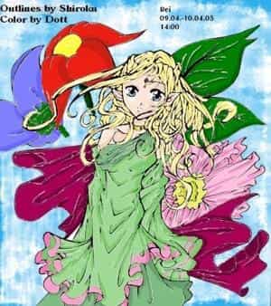 Waldelfe gecolort für einen WB. ^^