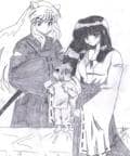 Inuyasha, Kikyo und der kleine Tsubasa