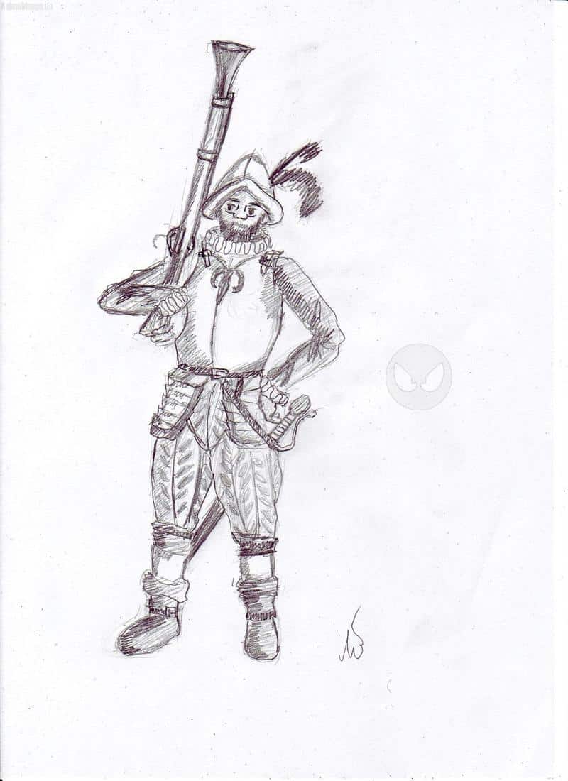 Musketier 16 jahrhundert