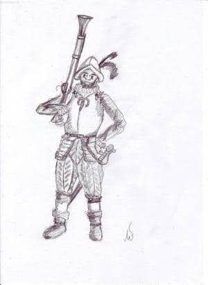 Musketier 16 jahrhundert