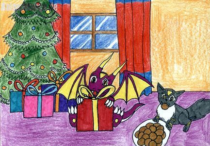 Sydney und Noir! Es ist Weihnachten!^^