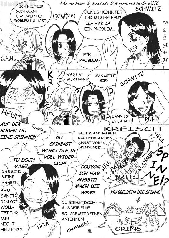 Minimanga: Spinnenphobie