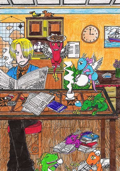 Sanji und die Drachenpiratenbande!XD (diesmal Colo!)