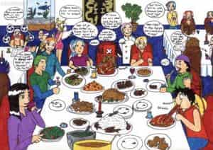 Die Strohhutband, Teil 4: Le dîner: Zeit für Essen!