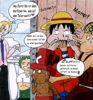 Schnell aufessen bevor jemand uns findet!