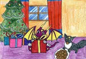 Sydney und Noir! Es ist Weihnachten!^^