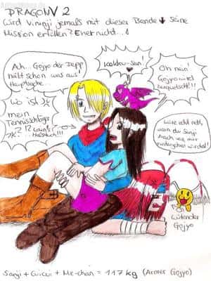 Tout le monde sur Gojyo !!!! XD