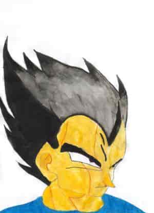Vegeta From Side
