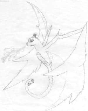 Drache ( Fantasy Dragon )