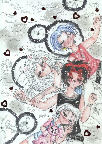 Magic, lauri, Yuki und Neneko^^