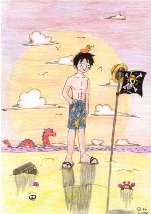 ruffy in badeshorts ^^