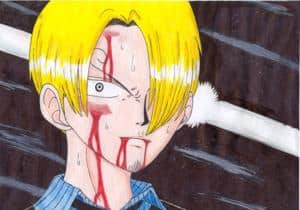 sanji bloody