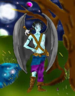 Eine Nacht im Wald, haha