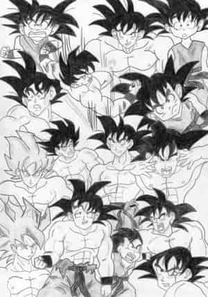 Son Goku im Quadrat ^^