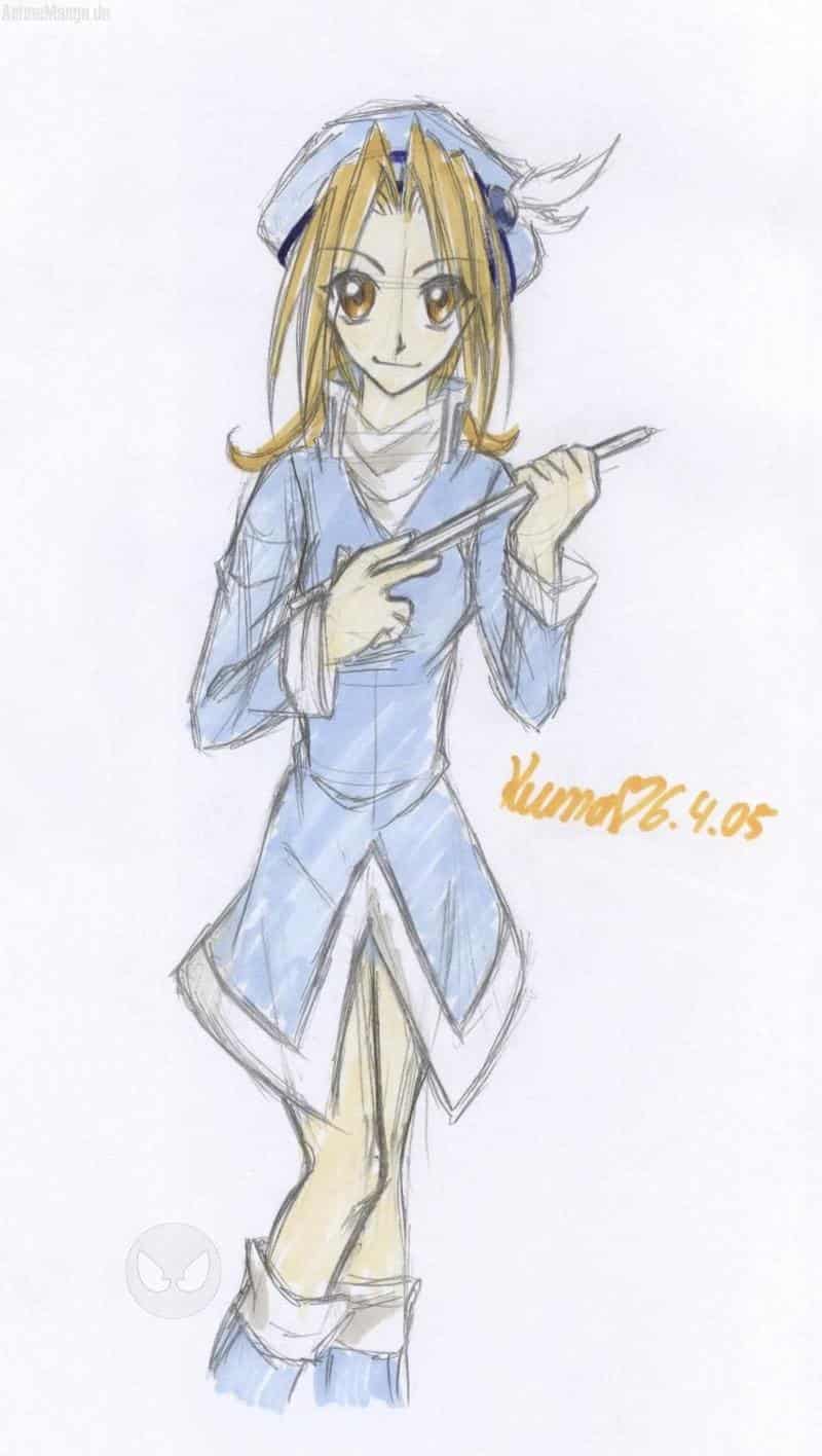 Skizze zu nem Hauptchara