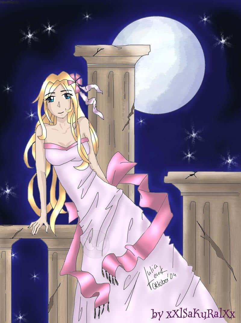 lonely, beatiful girl