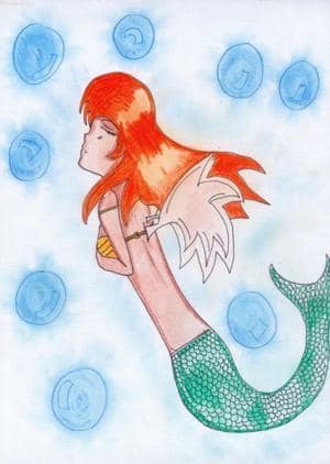 Meerjunfrau mit fl&uuml;geln *g* mein erstes bild auf diser seite freu bitte um viele kommis^.^.