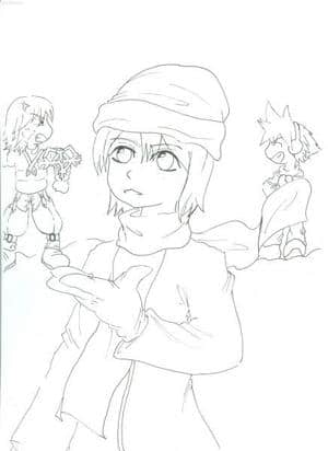 Snow is falling(schwars/weiß)