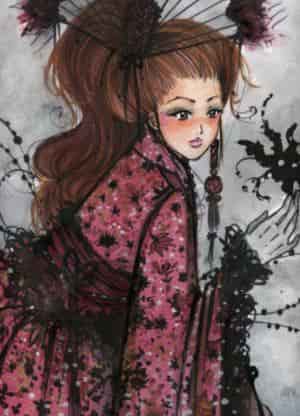 farbenfrohes gesicht