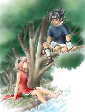 Sakura und Sasuke in Love