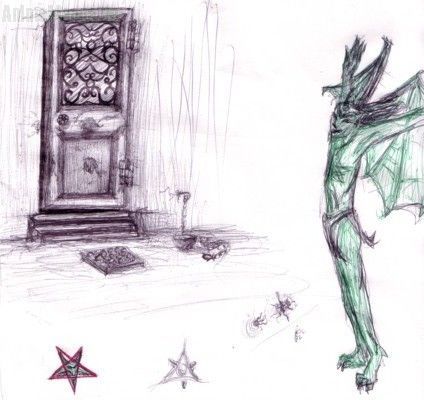 Tür & Gargoyle (22.02.2005)