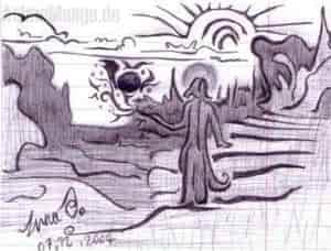 Strich-Bogenzeichnung -07.12.2004