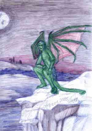 Gargoyle in Landumgebung - 31.02.2005