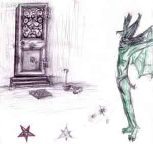 Tür & Gargoyle (22.02.2005)