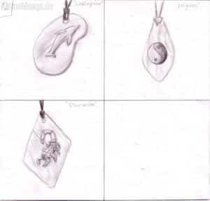 Im ‚Schmuck-Zeichen-Unterricht’ entstanden (28.02.2005) II von II